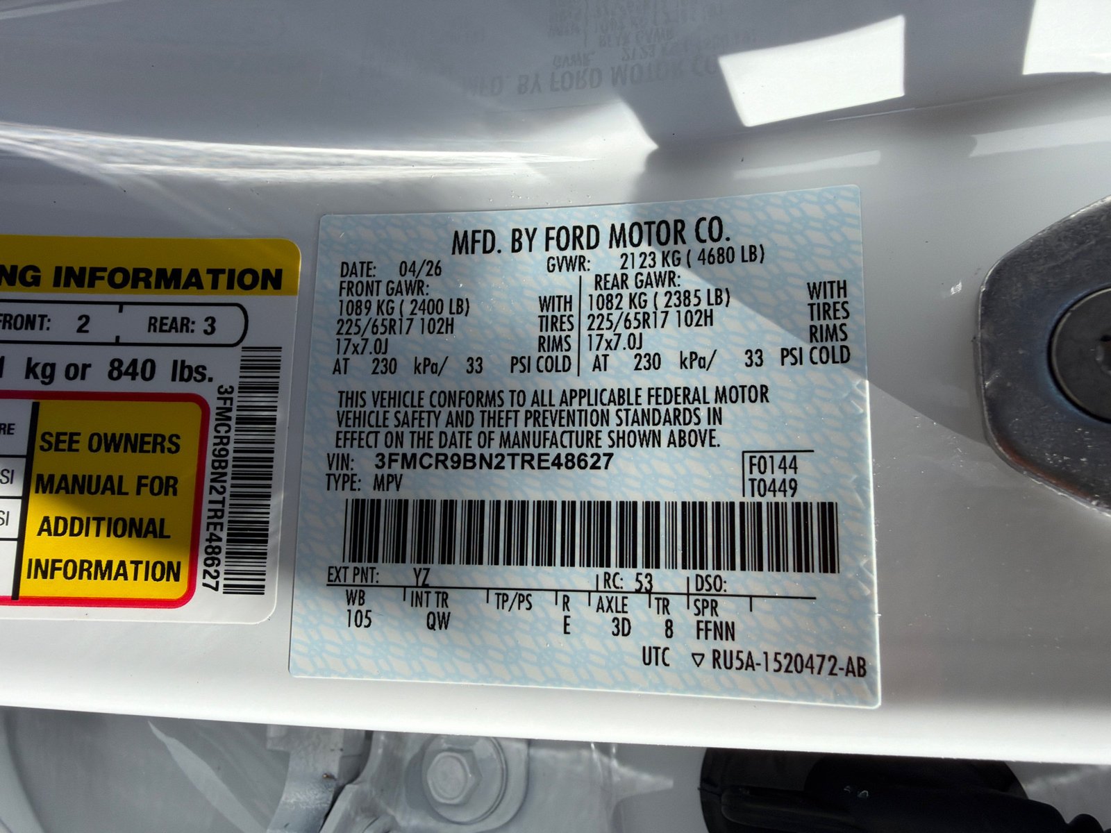 New 2026 Oxford White Ford Big Bend® image 31