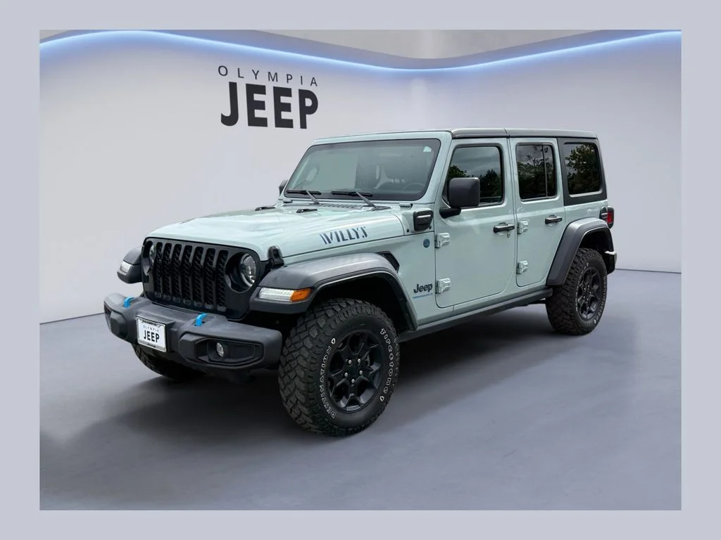 Used 2023 Gray Jeep Willys 4xe image 1