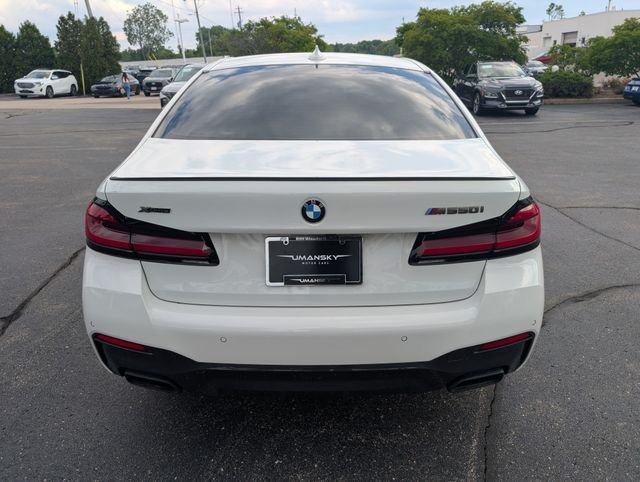 Certified Used 2023 Alpine White BMW M550i xDrive image 3