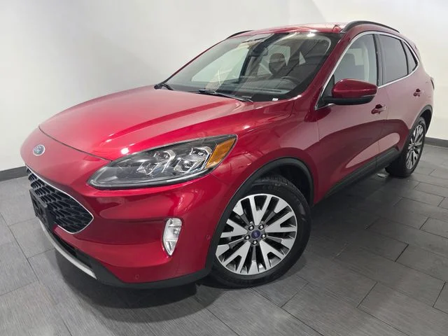 Used 2020 Red Ford Titanium image 1