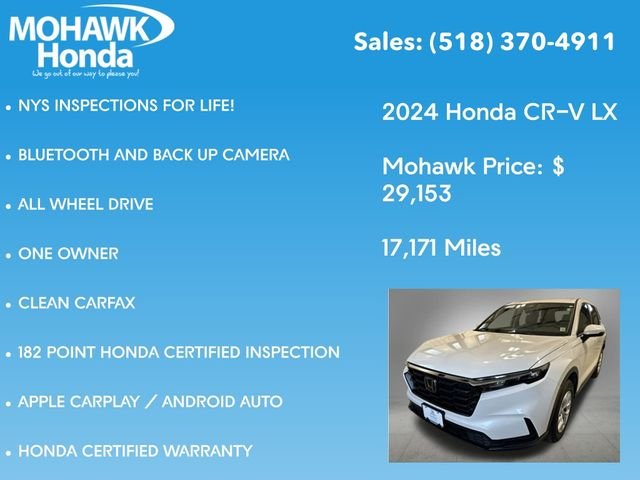 Certified Used 2024 Platinum White Pearl Honda LX image 8