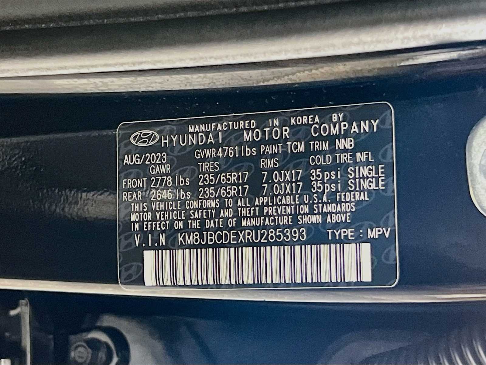 Used 2024 Black Pearl Hyundai SEL image 32