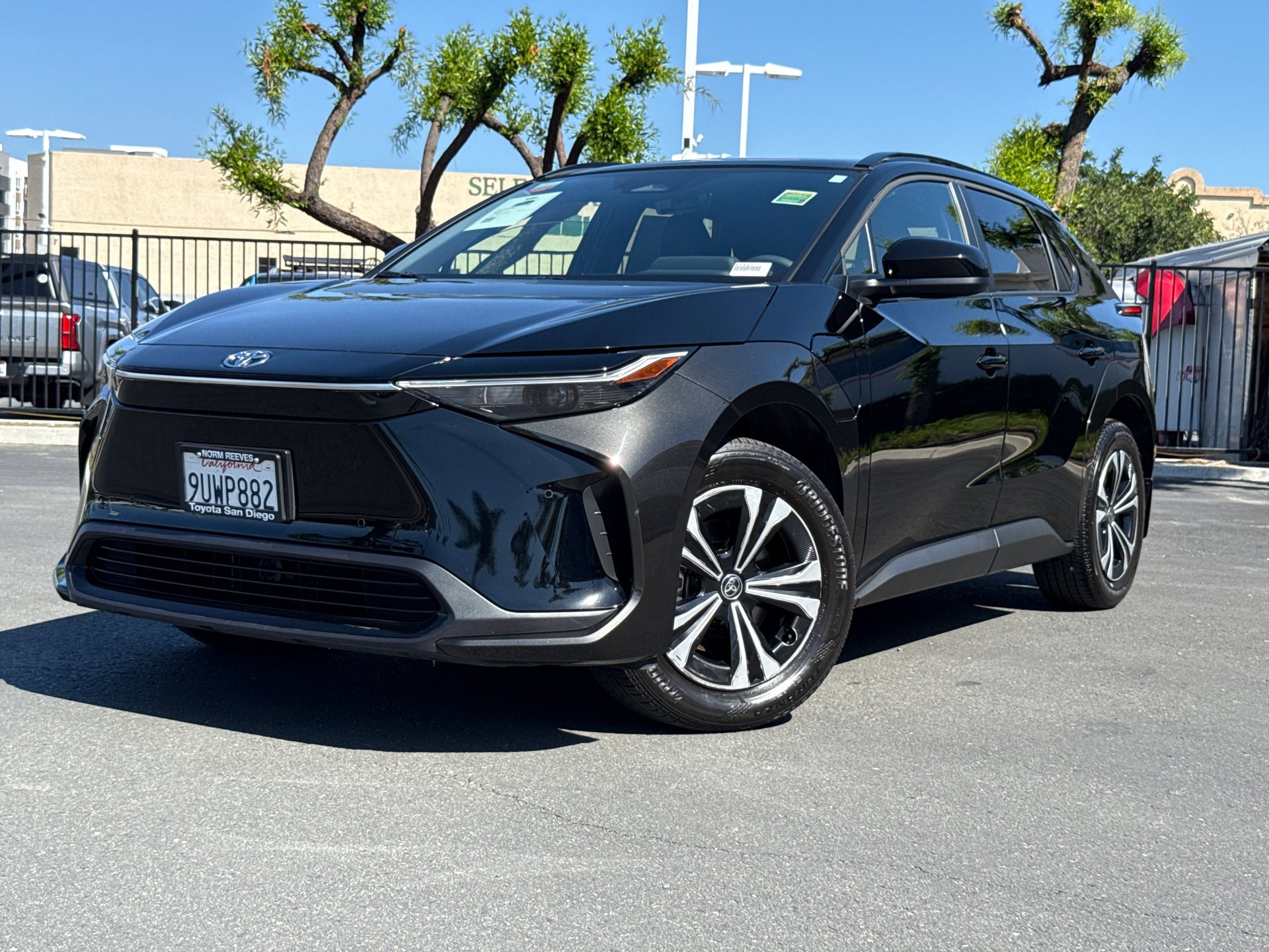 Certified 2025 Toyota bZ4X XLE with VIN JTMAAAAA3SA073780 for sale in San Diego, CA