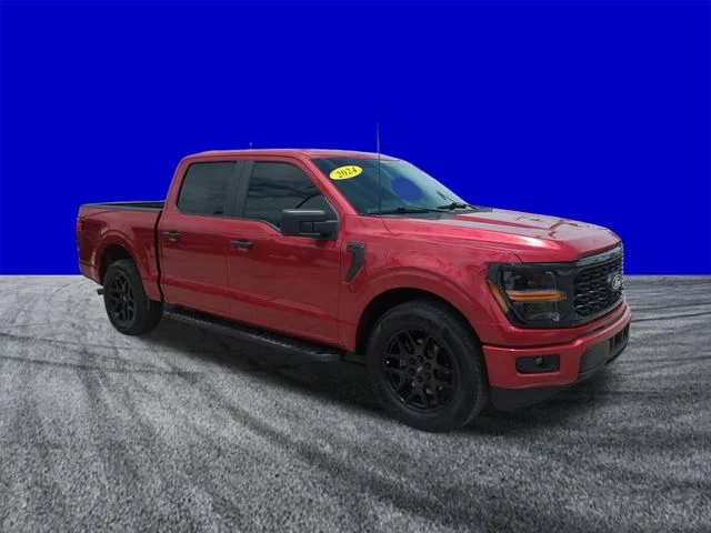 Used 2024 Rapid Red Metallic Tinted Clearcoat Ford STX image 2