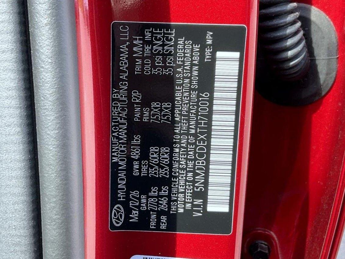 New 2026 Red Hyundai SEL image 26