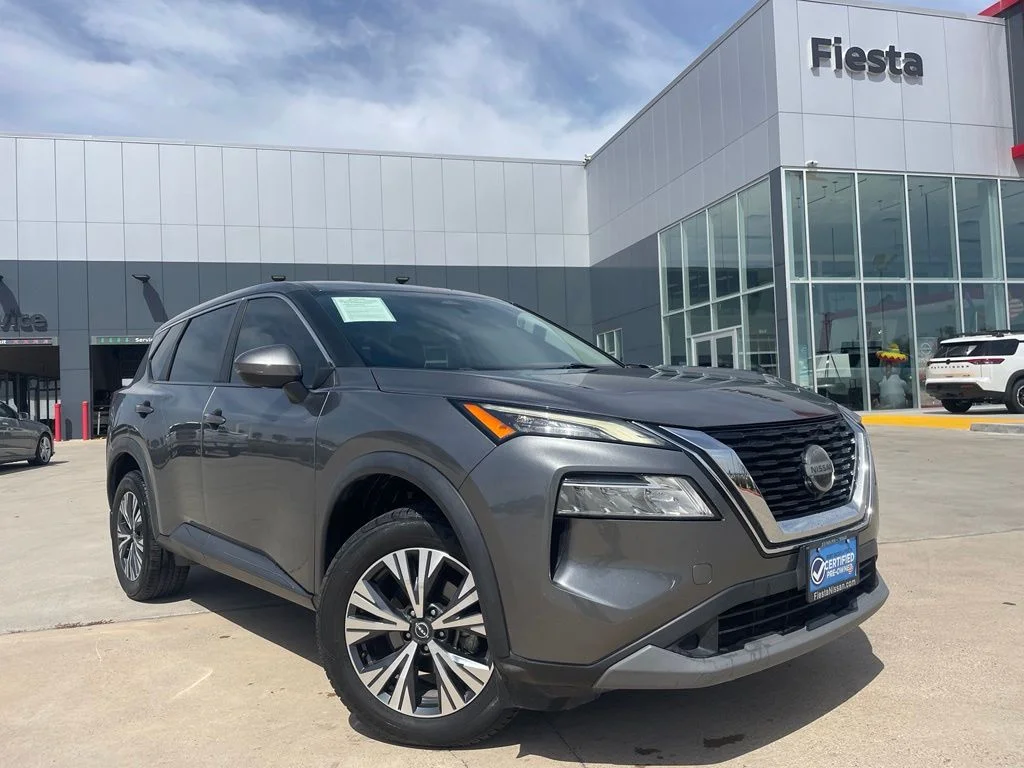 Certified Used 2022 Gray Nissan SV image 1