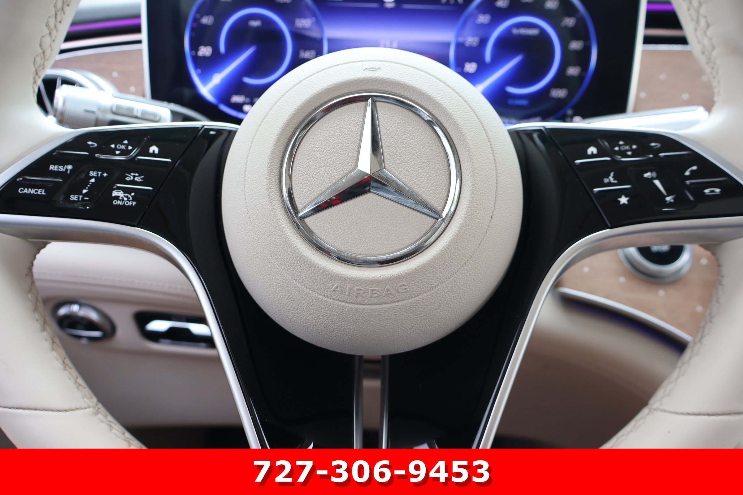 Certified Used 2023 Polar White Mercedes-Benz EQS 450+ image 25