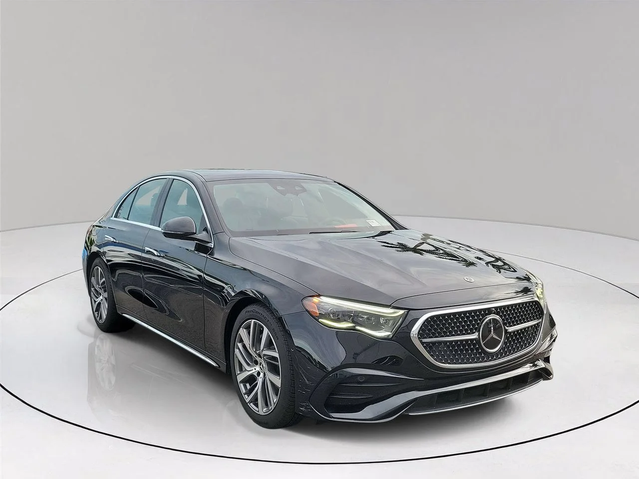 Certified Used 2024 Black Mercedes-Benz E 350 image 3