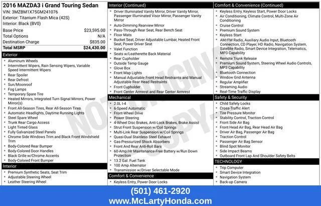 Used 2016 Silver Mazda i Grand Touring image 15