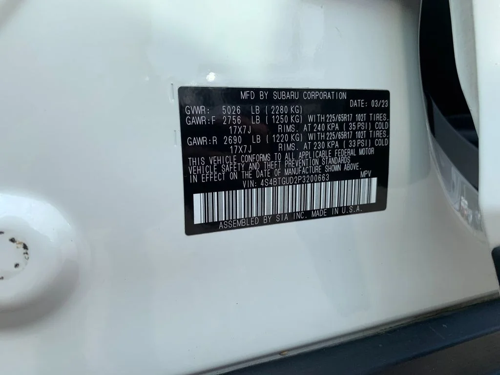 Used 2023 White Subaru Wilderness image 34
