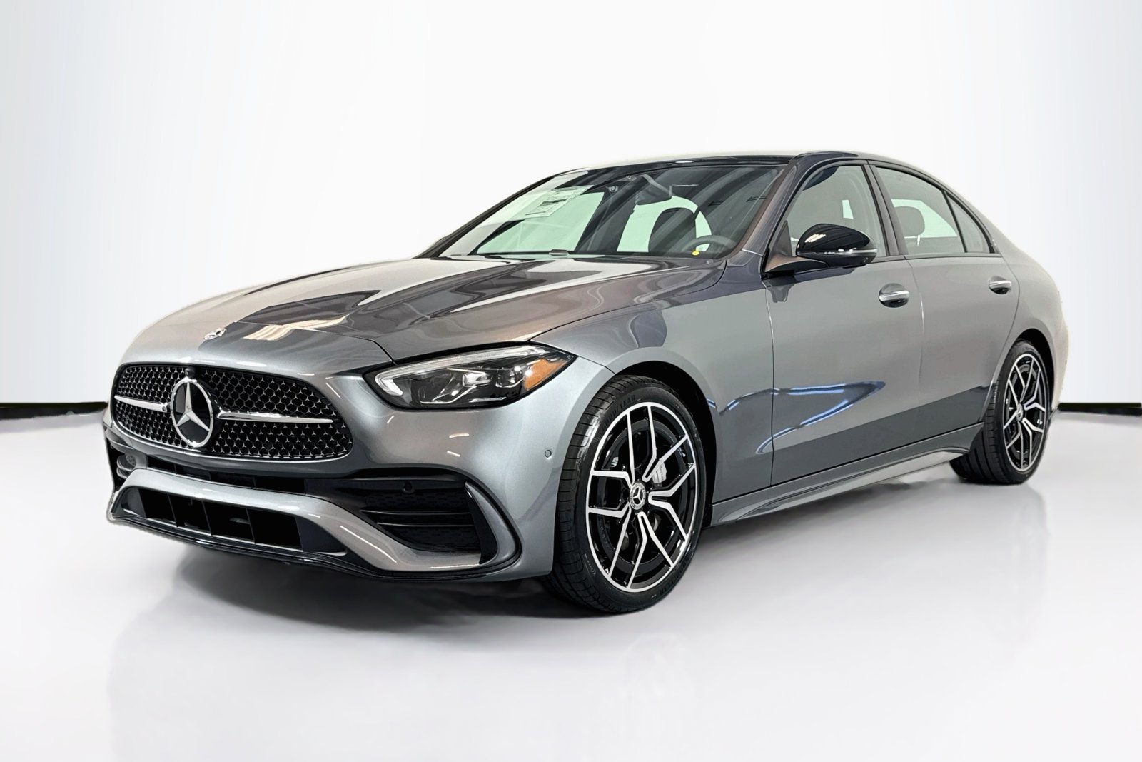 New 2026 Selenite Grey Metallic Mercedes-Benz C 300 image 1