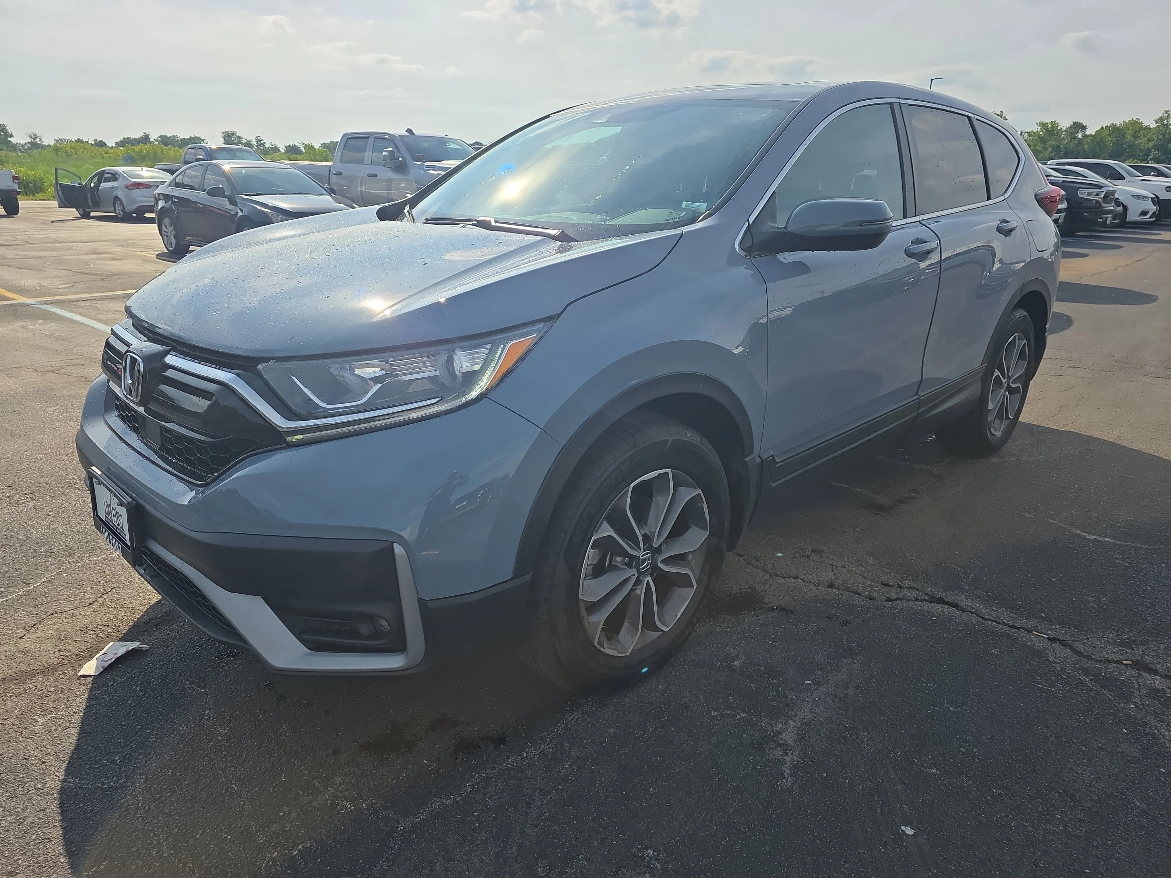 Used 2021 Gray Honda EX image 2
