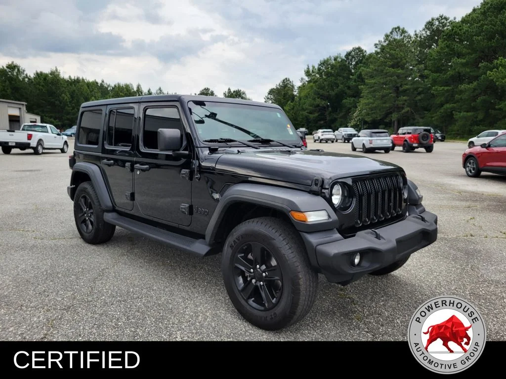 Used 2020 Black Jeep Unlimited Sport Altitude image 8