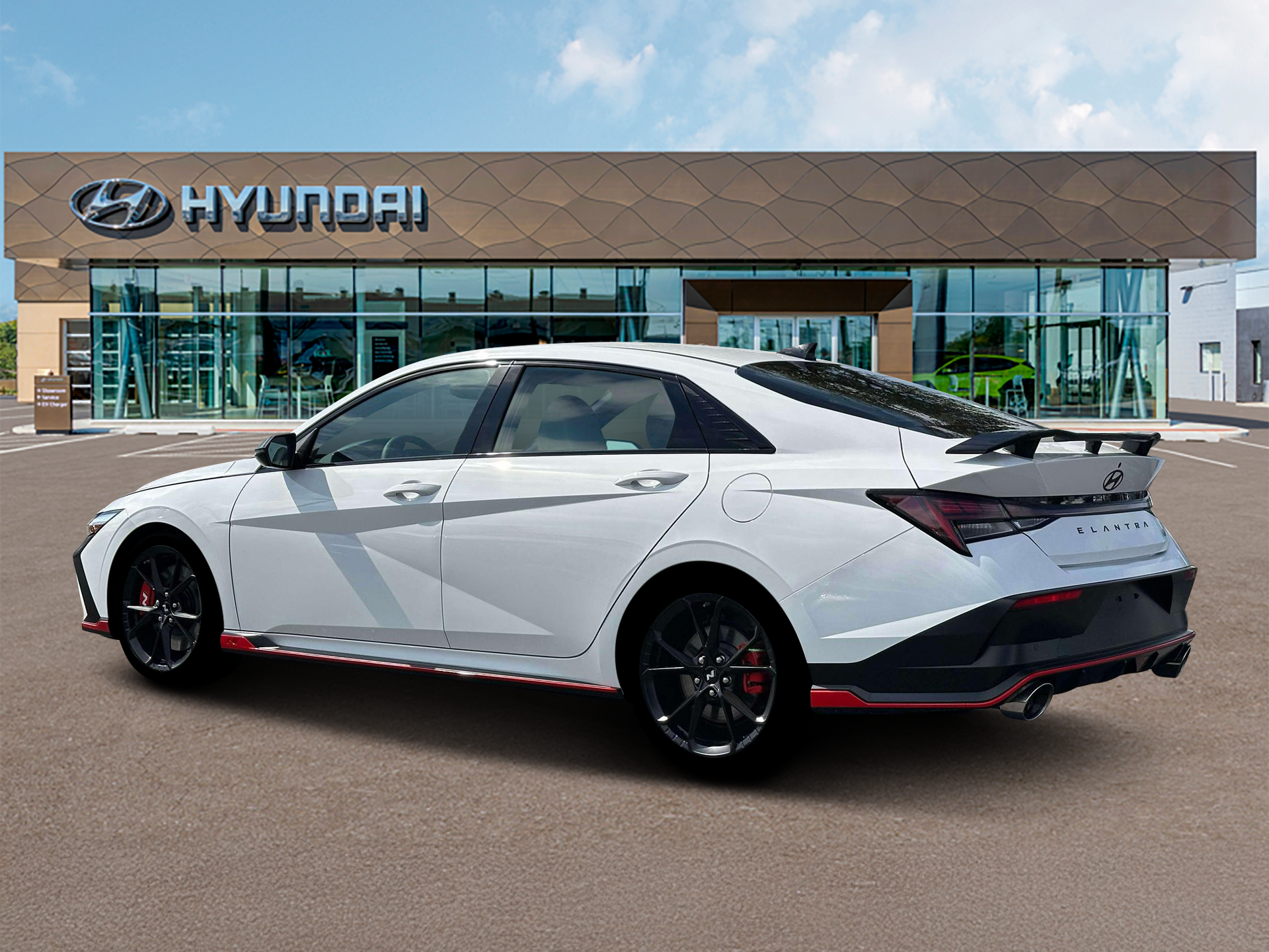 New 2026 Atlas White Hyundai Sedan image 4