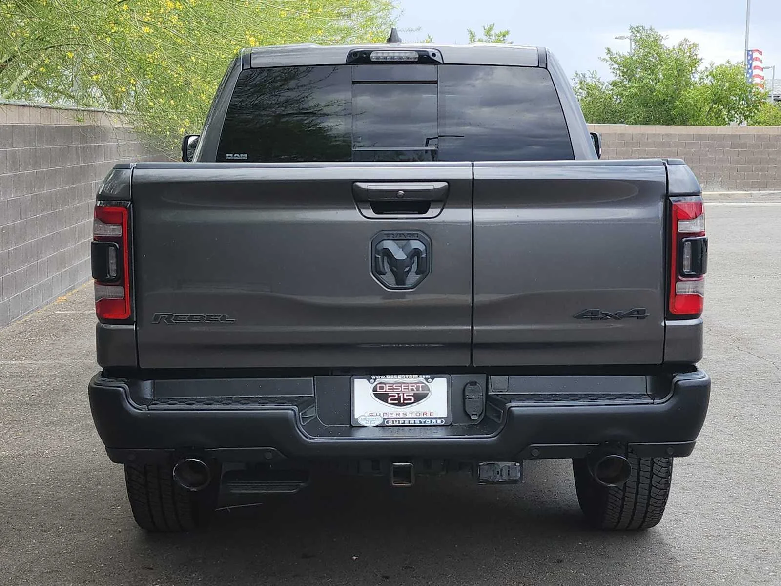 Used 2021 Granite Crystal Metallic Clearcoat Ram Rebel image 7