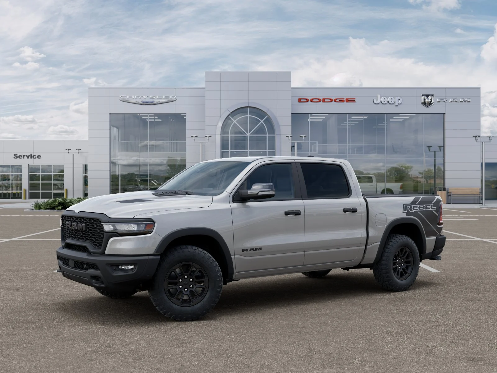 New 2026 Silver Zynith Exterior Paint RAM Rebel image 28