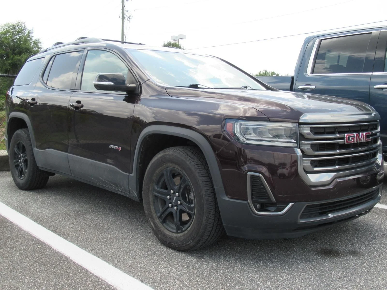 Used 2021 Red GMC AT4 image 1