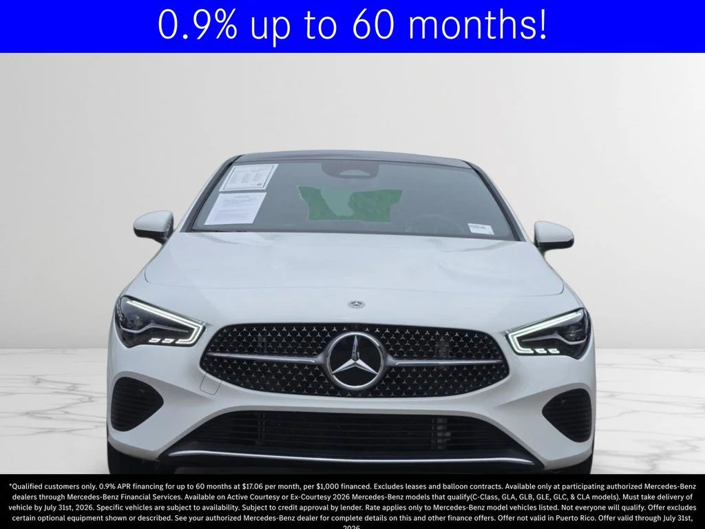Certified Used 2026 Polar White Mercedes-Benz CLA 250 image 2