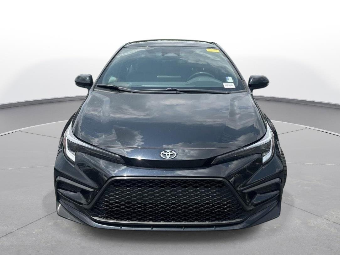Used 2025 Midnight Black Metallic Toyota SE image 3