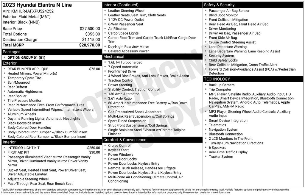 Used 2023 Metal Hyundai N Line image 11