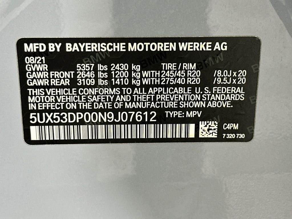Used 2022 Brooklyn Grey Metallic BMW xDrive30i image 33