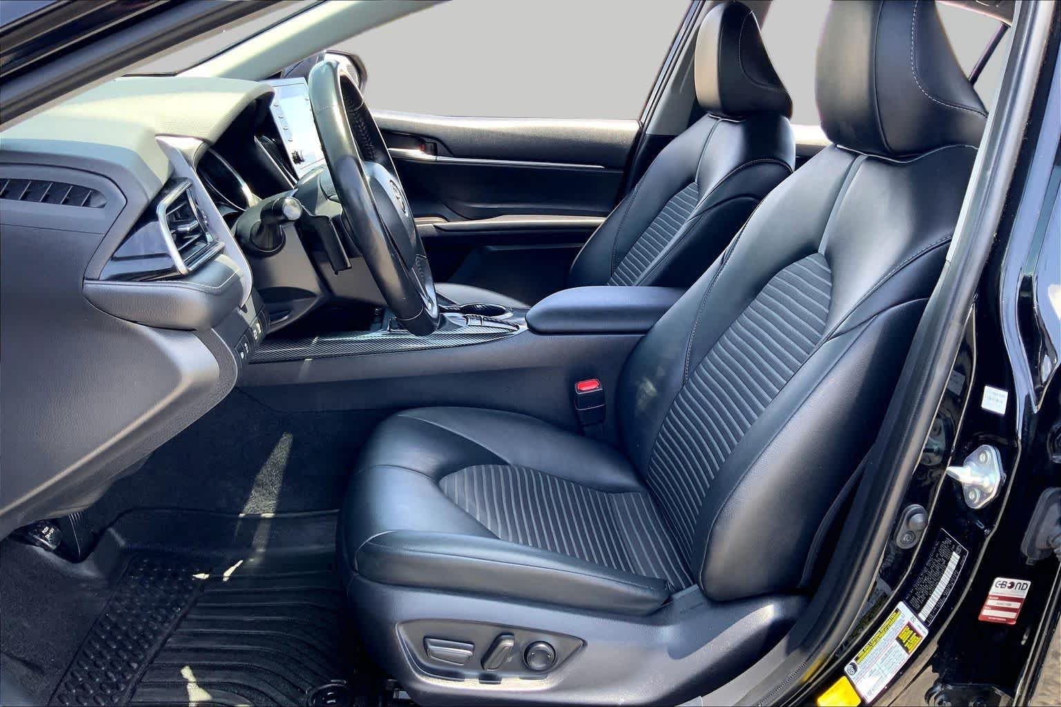 Used 2023 Midnight Black Metallic Toyota SE image 8