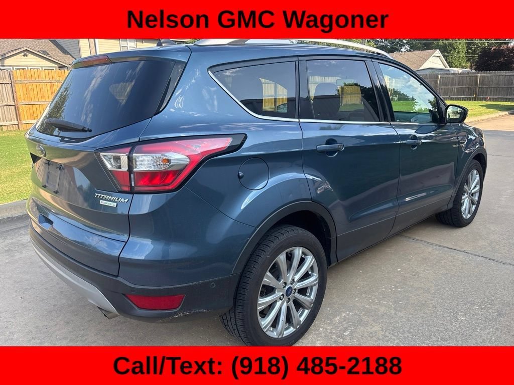 Used 2018 Blue Ford Titanium image 5