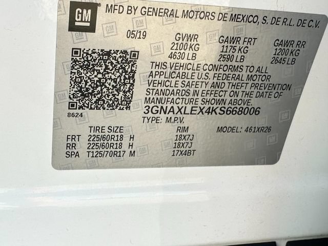 Used 2019 SUMMIT WHITE Chevrolet LT image 22