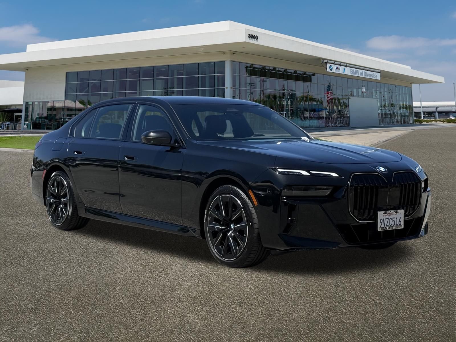 Used 2026 Black Sapphire Metallic BMW 740i image 2