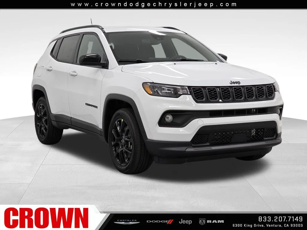 New 2026 Bright White Clearcoat Jeep Latitude image 3