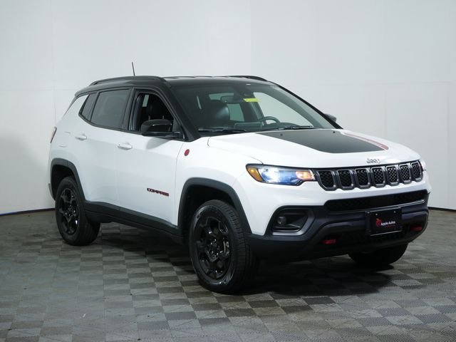 Certified Used 2023 White Jeep Trailhawk image 1