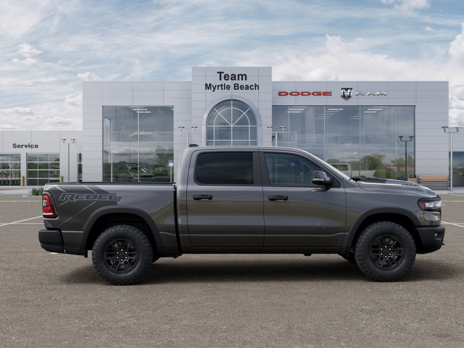 New 2026 Granite Crystal Metallic Clear-Coat Exterior Paint RAM Rebel image 56