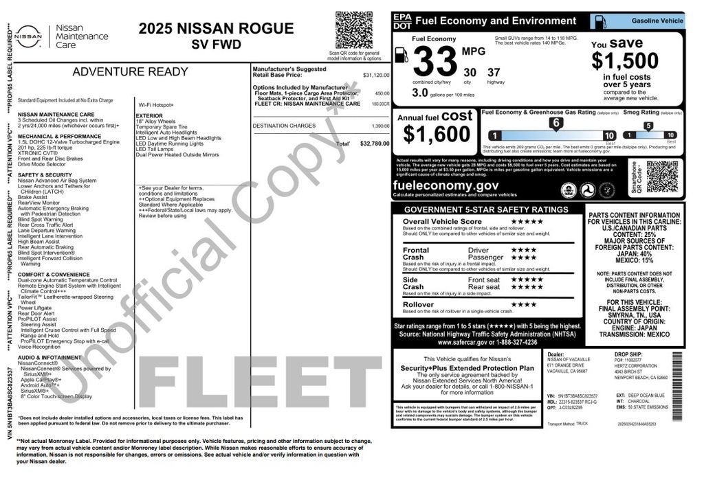 2025 Nissan Rogue SV - Photo 3