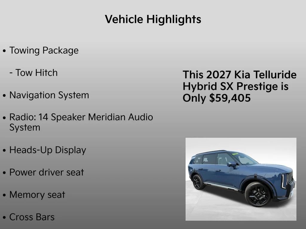 New 2027 Midnight Lake Blue Kia SX-Prestige image 35