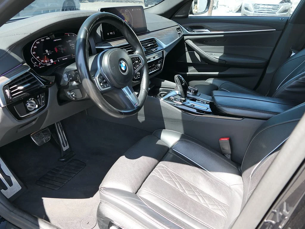 Used 2023 Carbon Black Metallic BMW M550i xDrive image 11