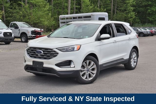 Used 2022 White Ford Titanium image 2