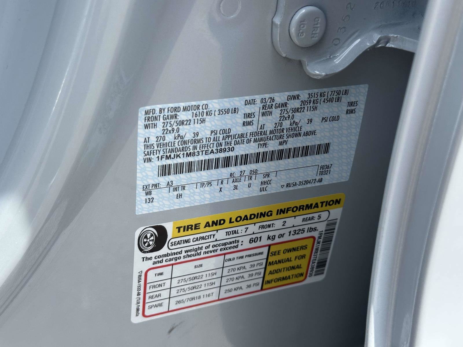 New 2026 Space Silver Metallic Ford MAX Platinum® image 14