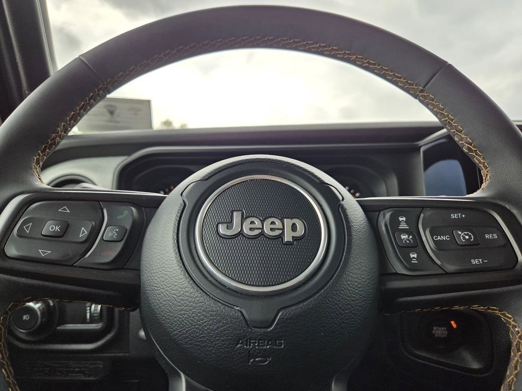 Used 2024 Bright White Clearcoat Jeep Willys image 31