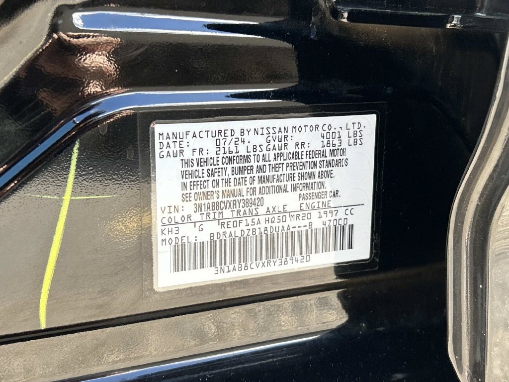 Used 2024 Black Nissan SV image 10