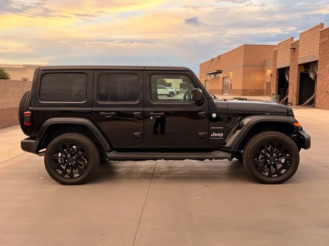 Certified Used 2024 Black Jeep Sahara 4xe image 5