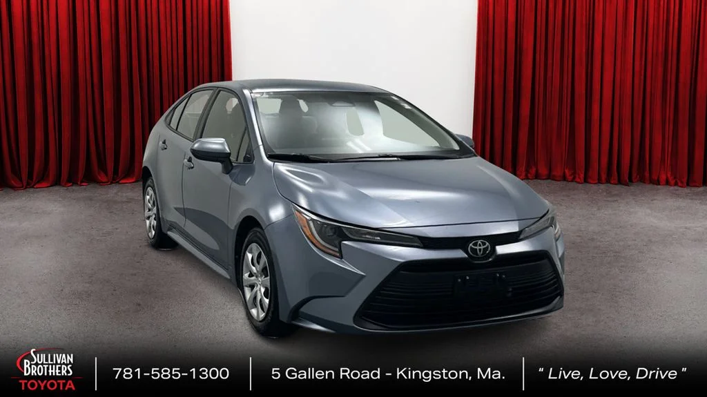 Certified Used 2023 Blue Toyota LE image 3
