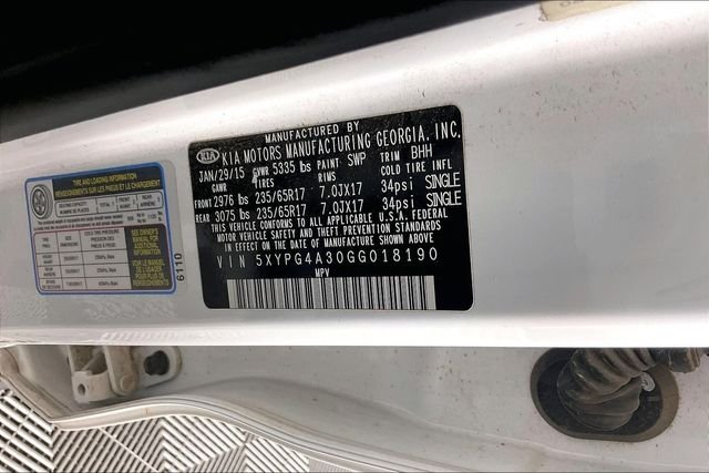 Used 2016 White Kia LX image 3