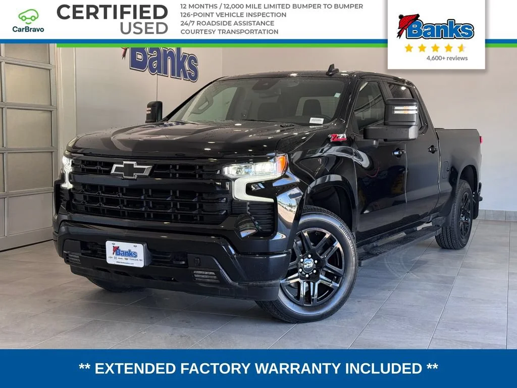 Certified Used 2024 Black Chevrolet RST image 1
