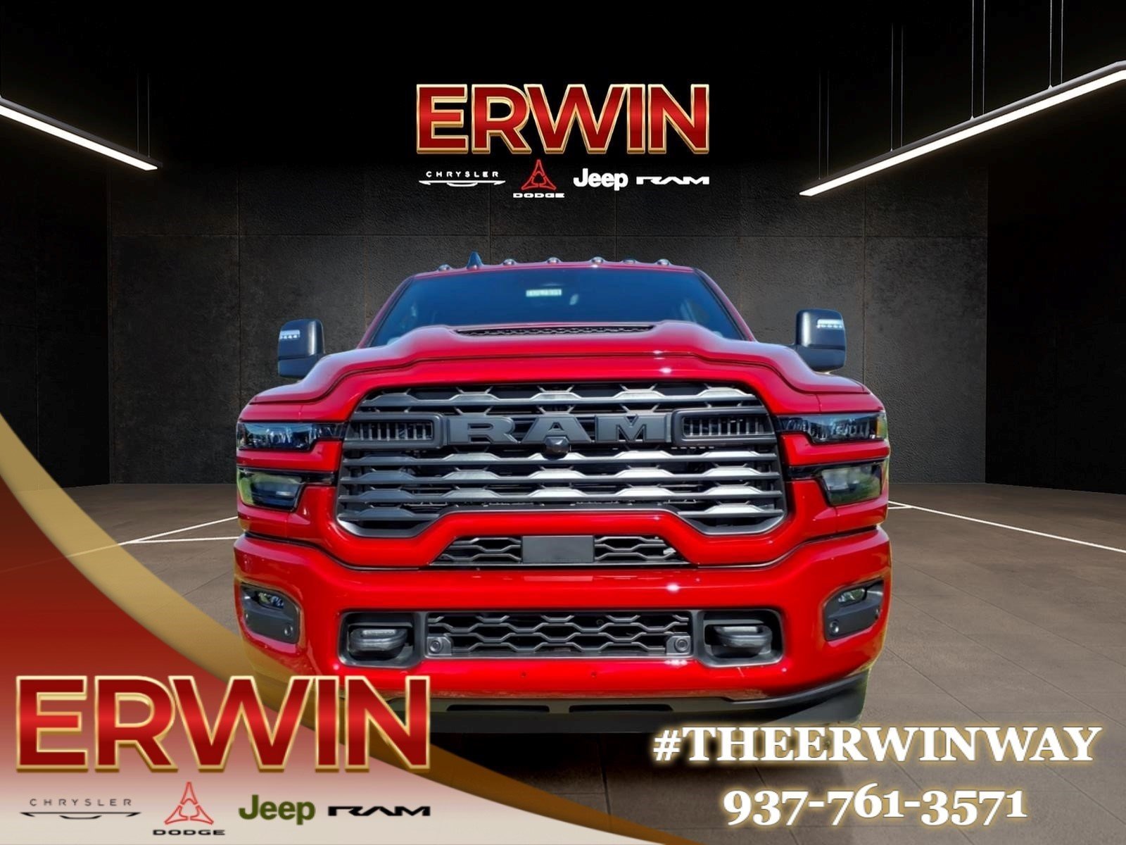 New 2026 Molten Red Pearl-Coat Exterior Paint RAM Tradesman image 2