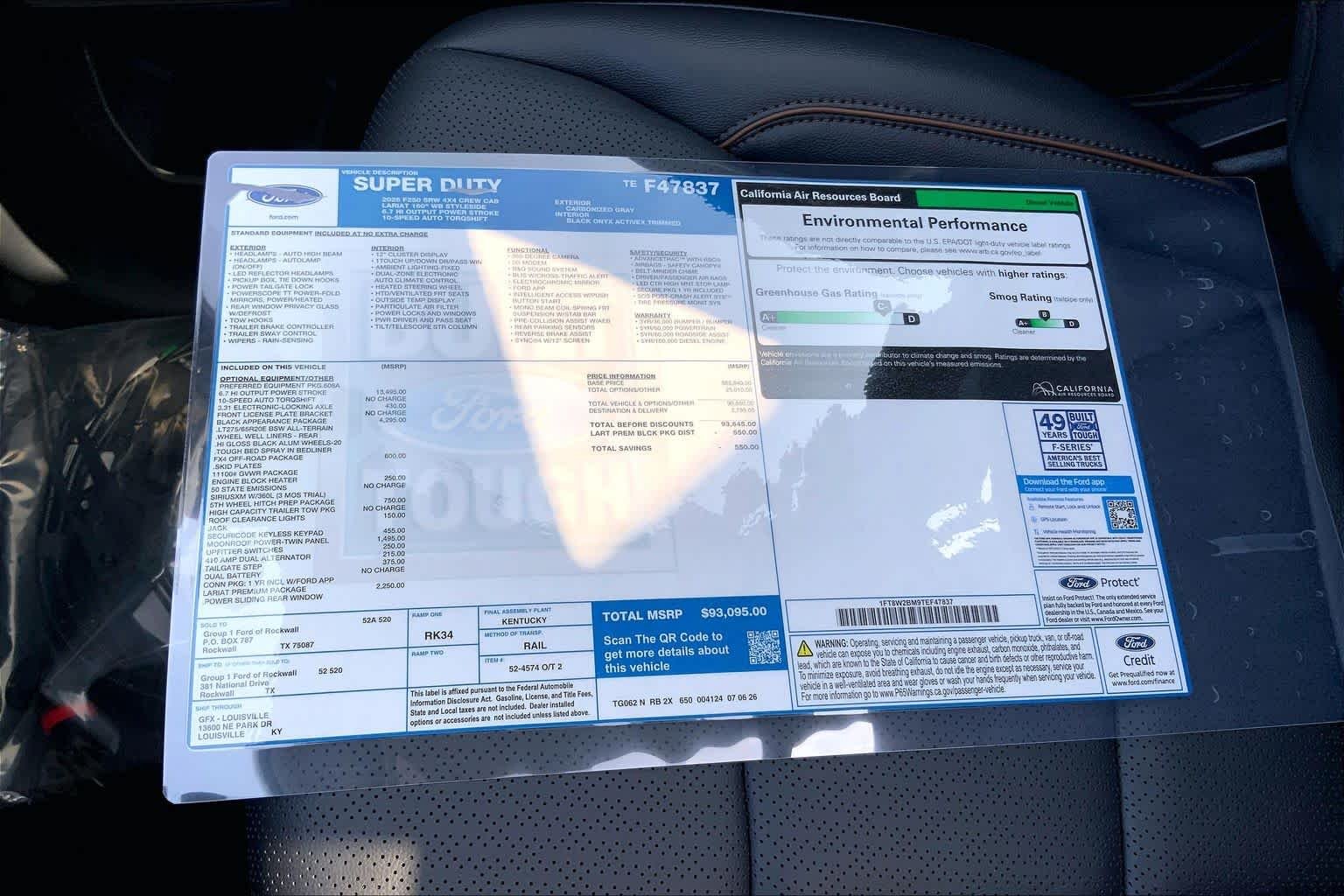 New 2026 Carbonized Gray Metallic Ford F-250® Lariat® image 19