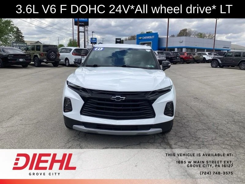 Used 2021 White Chevrolet LT image 2