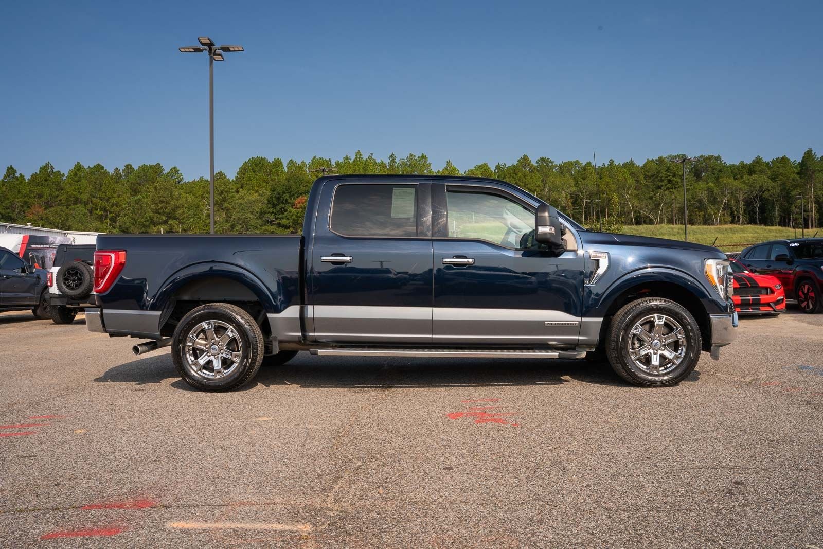 Used 2023 Antimatter Blue Metallic Ford XLT image 8