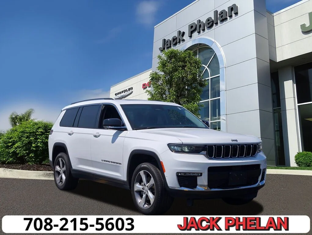 Used 2021 White Jeep Limited image 1