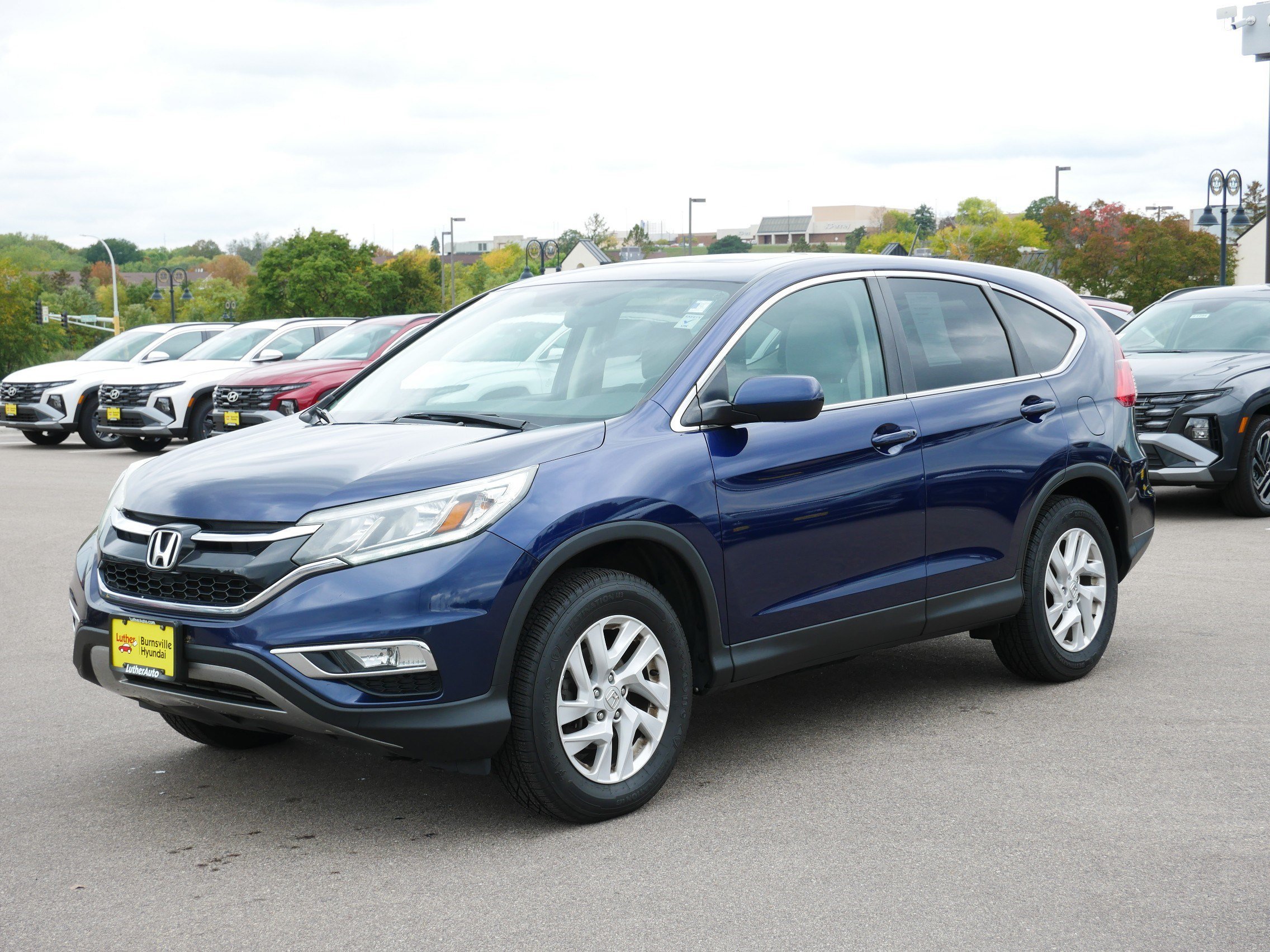 Used 2015 Blue Honda EX image 3