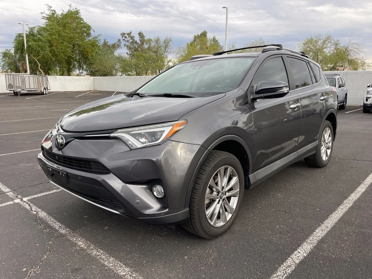 Used 2018 Magnetic Gray Metallic Toyota Limited image 1